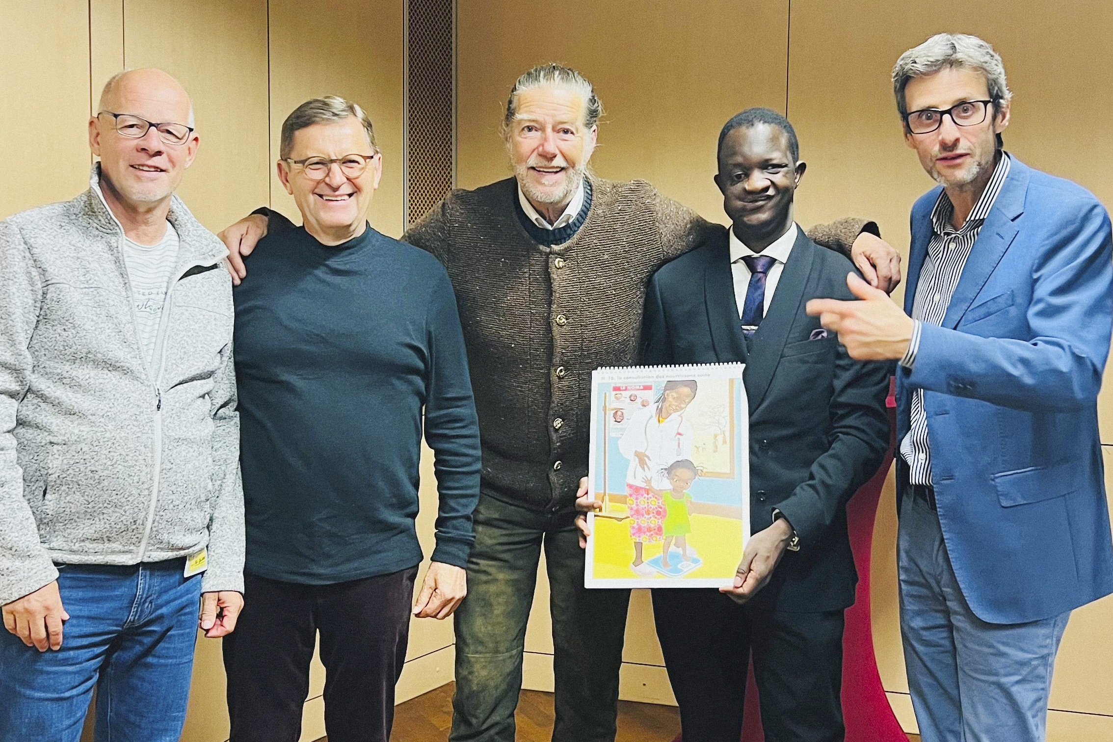 Vorstand Gegen Noma-Parmed e.V. und Fidel Strub