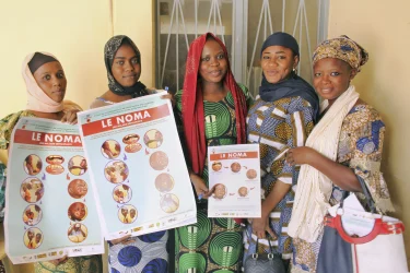 Teilnehmerinnen einen Schulung von Gesundheitspersonal